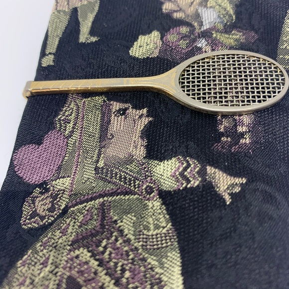 Vintage Swank Tennis Racket Tie Bar! - Picture 2 of 8